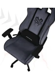 XMAX / Rio Plus Balerion Terletmez Kadife Kumaş Antrasit Gaming Oyuncu Koltuğu / 120 Kg Taşır thumbnail 6