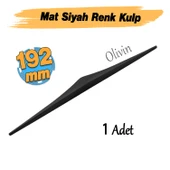 Olivin Mat Siyah Metal Kulp 192 mm 19.2 cm Mobilya Çekmece Mutfak Dolabı Dolap Kulpları Kulbu Kulpu thumbnail 3