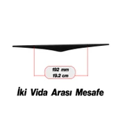 Olivin Mat Siyah Metal Kulp 192 mm 19.2 cm Mobilya Çekmece Mutfak Dolabı Dolap Kulpları Kulbu Kulpu thumbnail 2