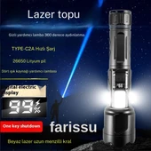 SMALL SUN SM-316 50W 1000 Lümen 800m Menzilli Şarjlı LED El Feneri - 2