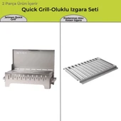 Jetmen Quick Grill Mangal + Oluklu Izgara Seti - 1