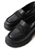 746-759 Siyah Günlük Yüksek Tabanlı Loafer Ayakkabı thumbnail 4