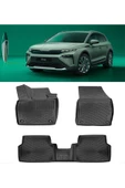 Rizline Skoda Elroq 2025 ve Sonrası 3D Havuzlu Paspas Siyah thumbnail 1