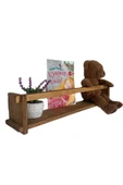 RealWood Ahşap Dekoratif Çocuk Odası Rafı, Mutfak Rafı, Montessori Kitaplık 55 Cm. - 3