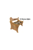 RealWood Özel İsim Baskılı, Ahşap, Kademeli, Çelik Kaseli, Eğimli, Büyük Irk Köpek Mama - Su Kabı-2*1000 Ml. - 4