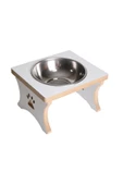 RealWood Ahşap Kaseli Tekli Büyük Irk Köpek Su-mama Standı - 2