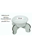 RealWood Suya Dayanıklı Seramik Kaseli Ahşap Ayaklı Tekli Orta/büyük Irk Köpek Mama/su Stantı-1000 Ml. - 1