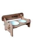 RealWood Kedi&köpek Su Ve Mama Kabı-özelisimbaskılı-meşe-meşemdf-2kademe-küçükortaırk-seramikbeyazkase-2*400 - 4