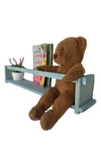 RealWood Ahşap Dekoratif Çocuk Odası Rafı, Mutfak Rafı, Montessori Kitaplık 55 Cm. - 3