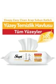 Sleepy Yüzey Temizlik Havlusu Arap Sabun 3 Paket (300 yaprak) thumbnail 1