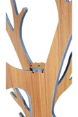 RealWood Ahşap Ayaklı Portatif Askılık, Elbise Askılığı, Anahtarlık, Portmanto Askılık Teak - 3