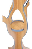 RealWood Ahşap Ayaklı Portatif Askılık, Elbise Askılığı, Anahtarlık, Portmanto Askılık Teak - 4