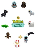 10'lu set (baykuş unicorn tavuk kedi astronot goril timsah eşek…) - 1