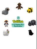 7'li set (goril arı hipopotam karga tavuk penguen koyun…) - 1