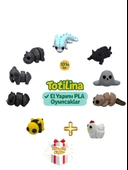 10'lu set (aksolotl kedi fok su samuru tavuk arı gergedan fil…) - 1