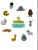 10'lu set (fok hindi voodoo unicorn kuş zürafa su samuru tavuk arı…) - 1