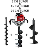 Ablacks Toprak Burgu Makinesi 8  15  20 CM 3 Burgulu thumbnail 1