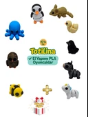 10'lu set (penguen fare ördek karga eşek unicorn arı baykuş…) - 1