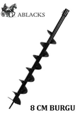 Ablacks Universal 8 Cm Toprak Burgu Makinesi Burgusu - 1