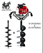 Ablacks Toprak Burgu Makinesi 10 – 25 CM Çift Burgulu thumbnail 1