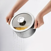 Schafer Steel Pro Çelik Tencere Seti 8 Parça-Inox - 6