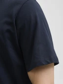 JACK JONES Küçük Yazı Logolu Erkek Tişört 12279100 thumbnail 6