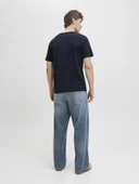 JACK JONES Küçük Yazı Logolu Erkek Tişört 12279100 thumbnail 4