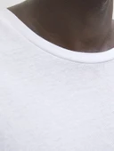 JACK JONES Küçük Yazı Logolu Erkek Tişört 12279100 thumbnail 4