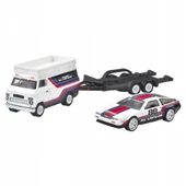 Nessiworld Car Culture Team Transport DMC DeLorean & HW Rally Hauler Diecast Car thumbnail 1