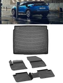 Sahler Peugeot 2008 Elektrikli 2022 ve Sonrası 4.5D Paspas 3D Rizline ALT Bagaj Havuzu thumbnail 1