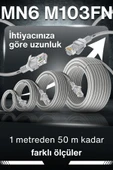 MN6 M103FN 20 Metre Internet Kablosu/CAT6-Gigabit Destekli-UTP/20 Metre ethernet Kablosu/iç Mekan Uyumlu thumbnail 5
