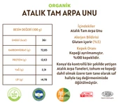 Taş Değirmenden Organik Organik Atalık Tam Arpa Unu - 20 Kilo thumbnail 2
