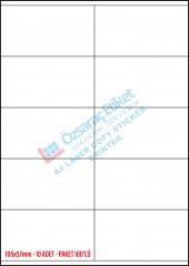 105MM*57MM A4 LASER ETİKET - 2