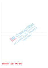 105MM*57MM A4 LASER ETİKET - 5