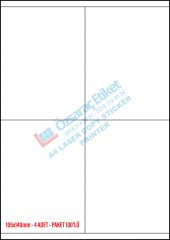 105MM*57MM A4 LASER ETİKET - 6