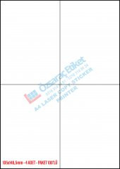 105MM*57MM A4 LASER ETİKET - 8