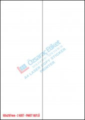 105MM*57MM A4 LASER ETİKET - 9