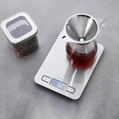 KORKMAZ A554-02 SİLVERA MUTFAK TERAZİSİ thumbnail 1