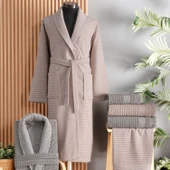 Schafer Home Bohemia Banyo Seti 6 Parça-Gri/Pudra - 1