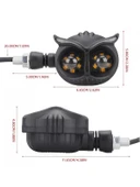 Baykuş Mavi Parklı Led Sinyal Takım # - 2