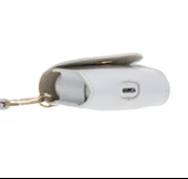 Apple AirPods 2.nesil Uyumlu Deri Kılıf Mai Snap F3 Beyaz - 5