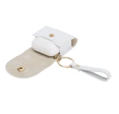 Apple AirPods 2.nesil Uyumlu Deri Kılıf Mai Snap F3 Beyaz - 2