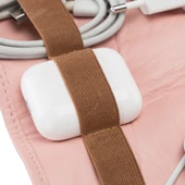 Deri Kablo Aksesuar Taşıma Çantası NU2 Pembe - 2