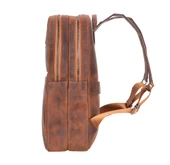 Hidden Castle Deri Sırt Çantası Antik Kahverengi - 5