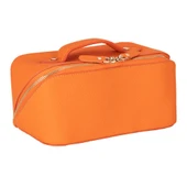 Ella Kadın Seyahat Kozmetik Bakım Makyaj Çantası Organizer Orange - 1