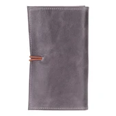 Deri Kablo Aksesuar Taşıma Çantası Antik Gri - 3