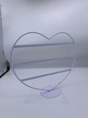 İthal Metal Beyaz Renk 32x27Cm Küpe Standı - 2