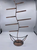 İthal Metal Siyah Renk 46x28 Cm Küpe Standı - 2