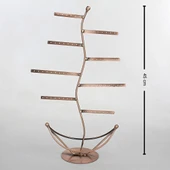 İthal Metal Siyah Renk 46x28 Cm Küpe Standı - 1