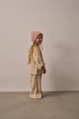 Bej Cookie Nakışlı Dökümlü Alt Üst Takım - 9